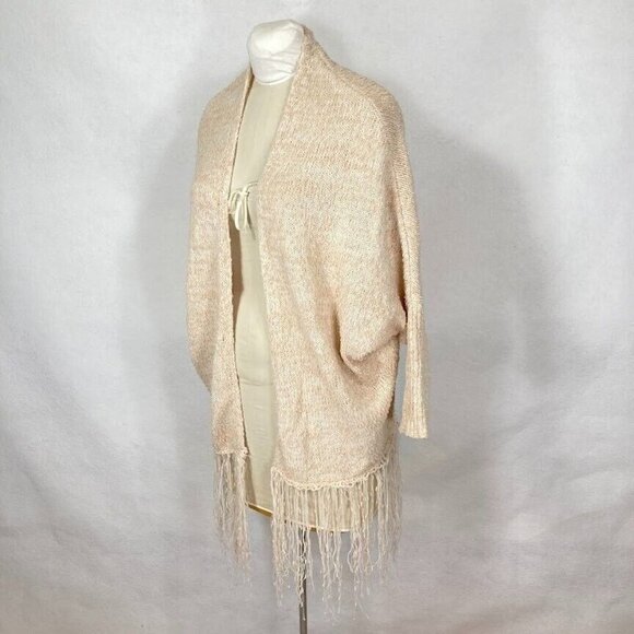 Umgee Open Front Cardigan Oversized Granny Boho Grandma Chic Cozy School S - Picture 4 of 9